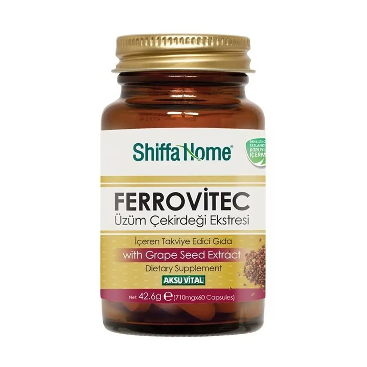 Aksu Vital Shiffa Home Ferrovitec 710mg 60 Kapsül Natur Burada